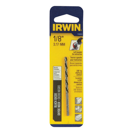 IRWIN DRILL BIT 1/8"" LEFT HAND 1789222